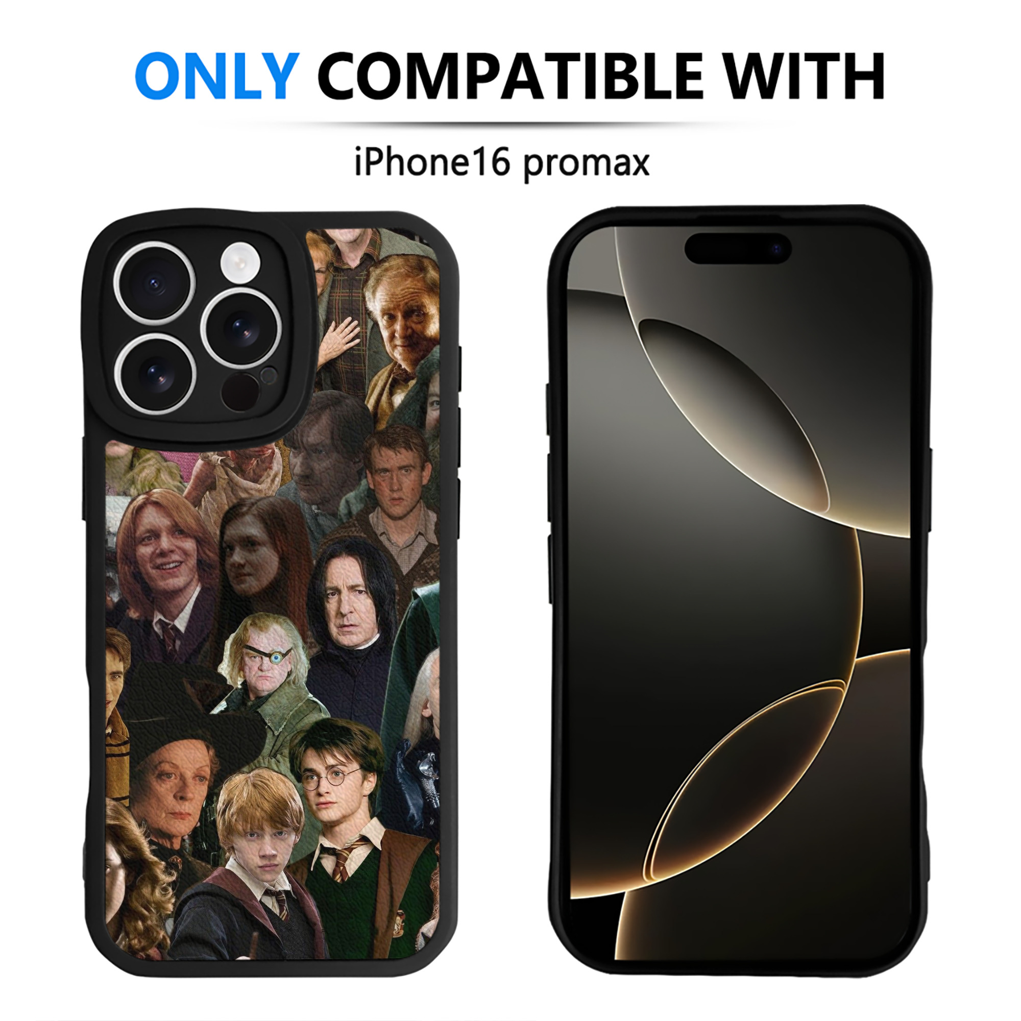 （画像用） Harry Potter ハリー・ポッターシリーズ 【iPhone 16シリーズ対応】シリコンスマホケース（レザー調） 材質：シリコン